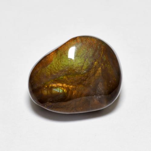 Multicolor Fire Agate Gem - 4.7ct Fancy Cabochon (ID: 609396)