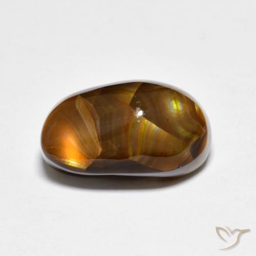 3.99ct Natural Multicolor Fire Agate, Fancy, Opaque