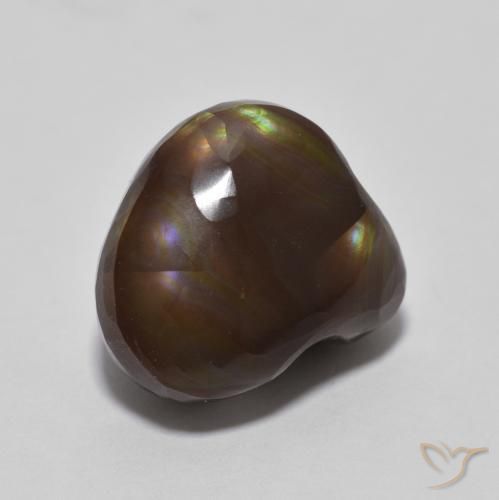 Fire Agate Gemstone in 11 x 11 mm (calibrated) Size for Sale, Fire Agate Stone in Multicolor Color