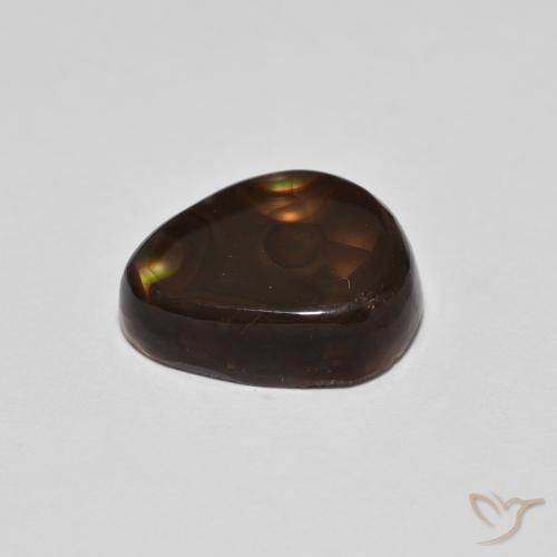 Fire Agate Gemstone in 13.1 x 10.2 mm Size for Sale, Fire Agate Stone in Multicolor Color