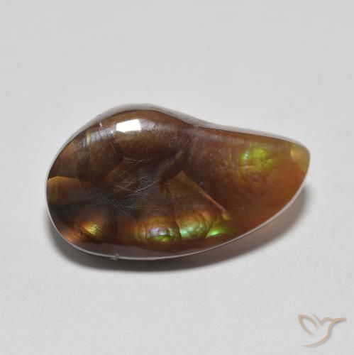 6.04ct Natural Multicolor Fire Agate, Fancy, Translucent