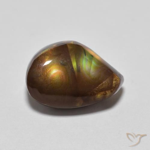 4.02ct Natural Multicolor Fire Agate, Fancy, Opaque