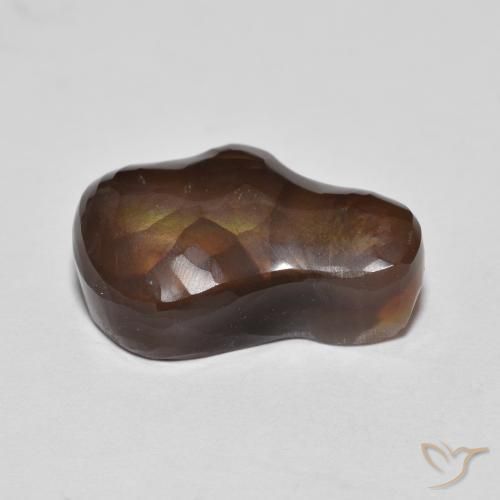 Fire Agate Gemstone in 15 x 10 mm (calibrated) Size for Sale, Fire Agate Stone in Multicolor Color