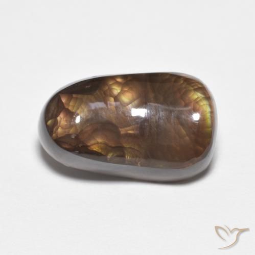 6.46ct Natural Multicolor Fire Agate, Fancy, Translucent