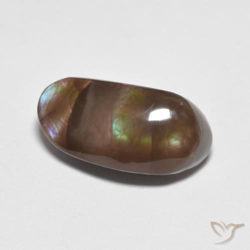5.76ct Natural Multicolor Fire Agate, Fancy, Opaque