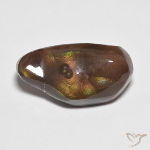 7.32ct Natural Multicolor Fire Agate, Fancy, Opaque