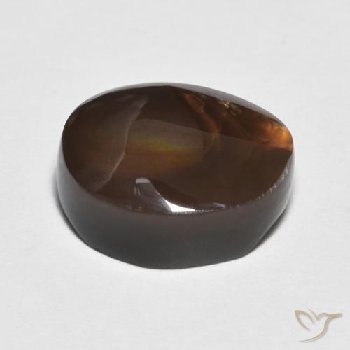 Fire Agate Gemstone in 12.2 x 9.5 mm Size for Sale, Fire Agate Stone in Multicolor Color
