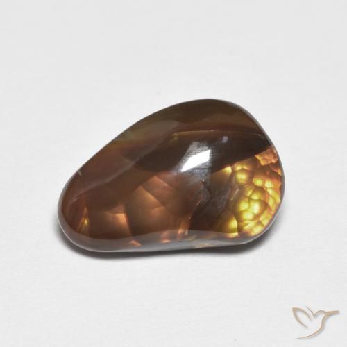 2.61ct Natural Multicolor Fire Agate, Fancy, Opaque