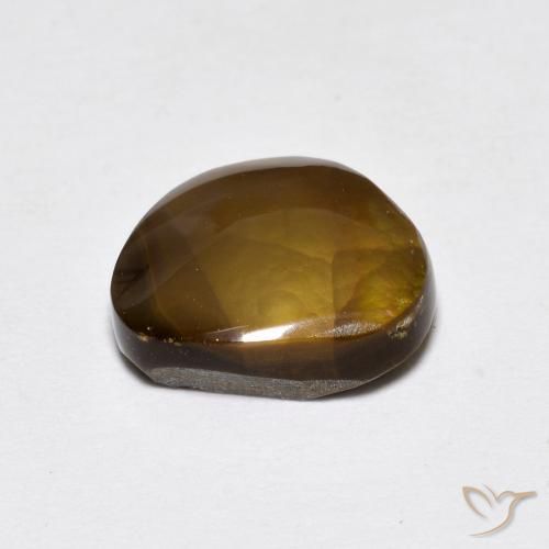 Fire Agate Gemstone in 10 x 8 mm (calibrated) Size for Sale, Fire Agate Stone in Multicolor Color