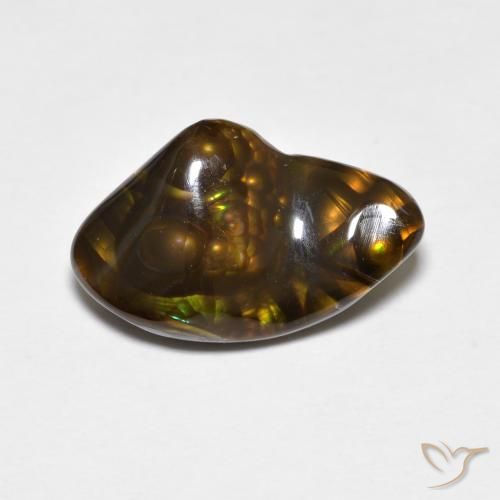 4.18ct Natural Multicolor Fire Agate, Fancy, Opaque
