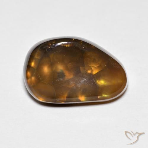 5.21ct Natural Multicolor Fire Agate, Fancy, Opaque