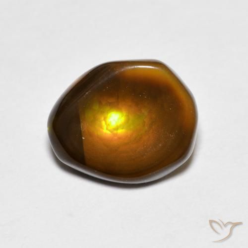 2.46ct Natural Multicolor Fire Agate, Fancy, Opaque