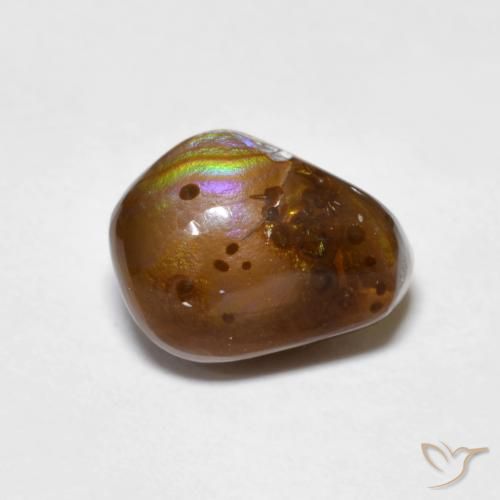 3.16ct Natural Multicolor Fire Agate, Fancy, Opaque
