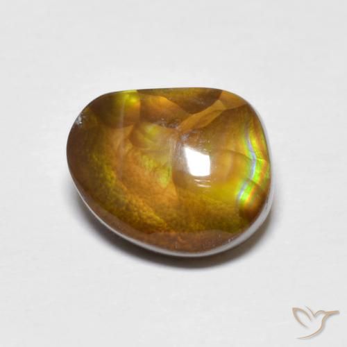 3.38 ct Fancy Fire Agate, 10.3 x 8.3 mm From Mexico, Photo A