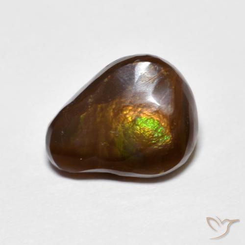 Agata di fuoco 10,7x10,2 mm multicolore Cabochon fantasia dal Messico, peso di 4,55 ct, gemma naturale non trattati in purezza Opaque, 1 pezzo Agata di fuoco - Colore: Multicolore, durezza Mohs di 6,5 - 7 adatto per gioielli da indossare ogni giorno, Photo A