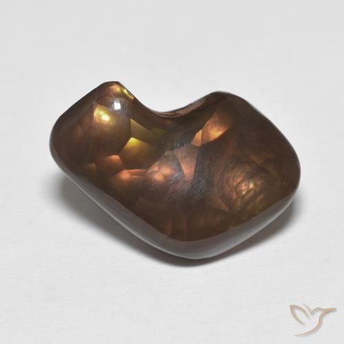 4.74ct Natural Multicolor Fire Agate, Fancy, Opaque