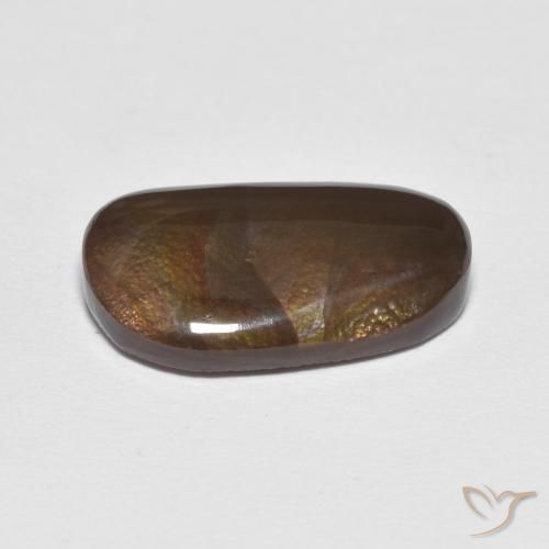 Fire Agate Gemstone in 14.3 x 8.3 mm Size for Sale, Fire Agate Stone in Multicolor Color