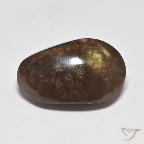 8.48ct Natural Multicolor Fire Agate, Fancy, Opaque