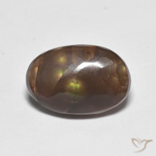 4.62ct Natural Multicolor Fire Agate, Fancy, Opaque