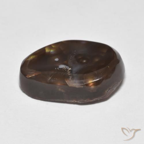 Fire Agate Gemstone in 18 x 13 mm (calibrated) Size for Sale, Fire Agate Stone in Multicolor Color
