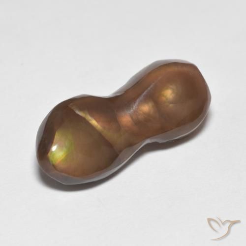 6.62 ct Multicolor Fire Agate Stone, Natural Fire Agate in Fancy Cabochon Shape for Sale