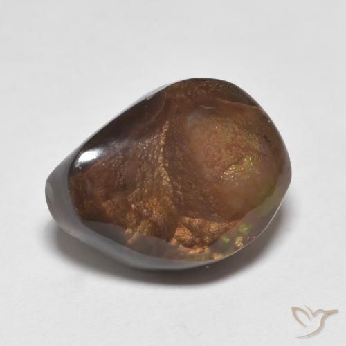 5.19ct Natural Multicolor Fire Agate, Fancy, Opaque