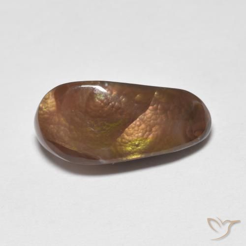 4.61ct Natural Multicolor Fire Agate, Fancy, Opaque