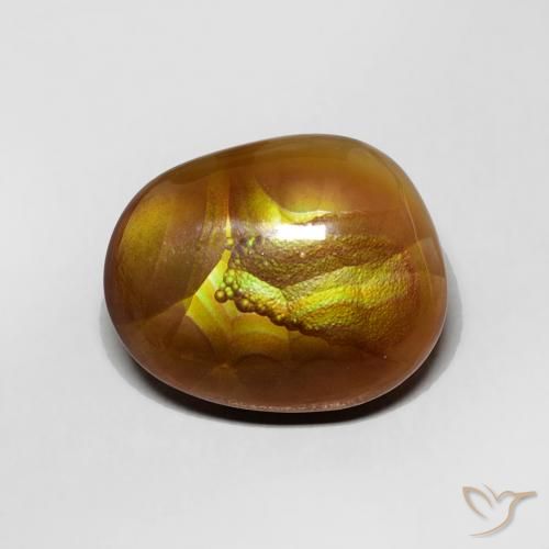 3.41ct Natural Multicolor Fire Agate, Fancy, Opaque