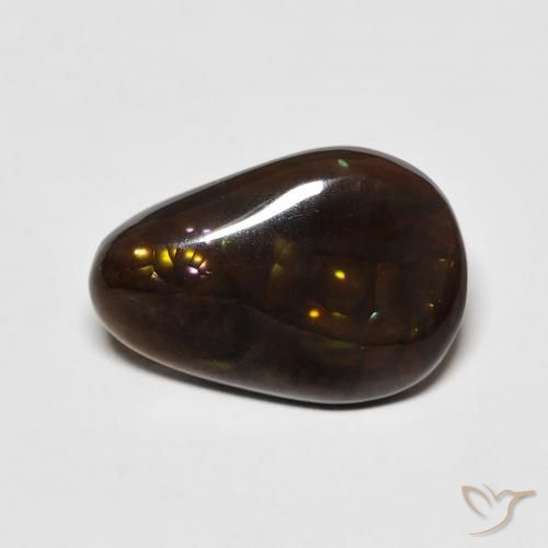 4.81ct Natural Multicolor Fire Agate, Fancy, Opaque