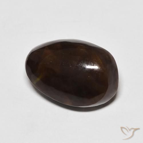 5.70 ct Multicolor Fire Agate Stone, Natural Fire Agate in Fancy Cabochon Shape for Sale
