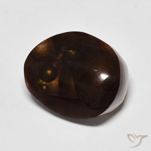 10.38 ct Multicolor Fire Agate Stone, Natural Fire Agate in Fancy Cabochon Shape for Sale
