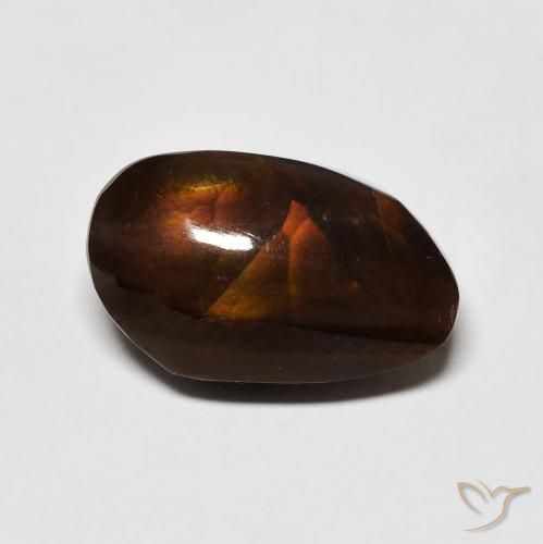 6.99ct Natural Multicolor Fire Agate, Fancy, Opaque