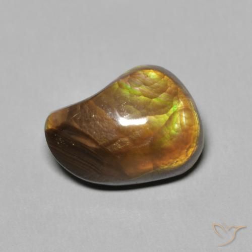 3.74ct Natural Multicolor Fire Agate, Fancy, Opaque