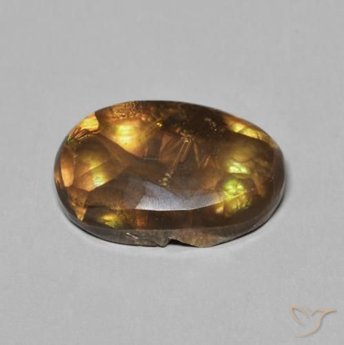 Fire Agate Gemstone in 14 x 9 mm (calibrated) Size for Sale, Fire Agate Stone in Multicolor Color