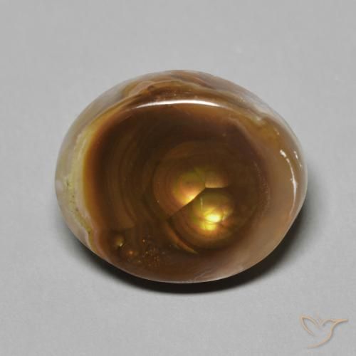 7.20ct Natural Multicolor Fire Agate, Fancy, Opaque