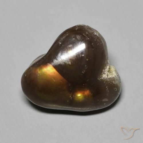 Agata di fuoco 11,7x11,3 mm multicolore Cabochon fantasia dal Messico, peso di 6,71 ct, gemma naturale non trattati in purezza Opaque, 1 pezzo Agata di fuoco - Colore: Multicolore, durezza Mohs di 6,5 - 7 adatto per gioielli da indossare ogni giorno, Photo A