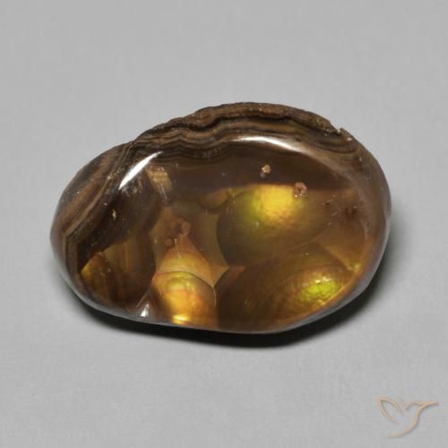 6.63ct Natural Multicolor Fire Agate, Fancy, Opaque