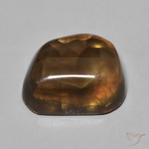 Fire Agate Gemstone in 12.9 x 10.9 mm Size for Sale, Fire Agate Stone in Multicolor Color