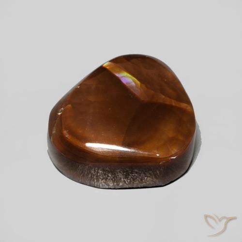 Fire Agate Gemstone in 10.2 x 9.4 mm Size for Sale, Fire Agate Stone in Multicolor Color