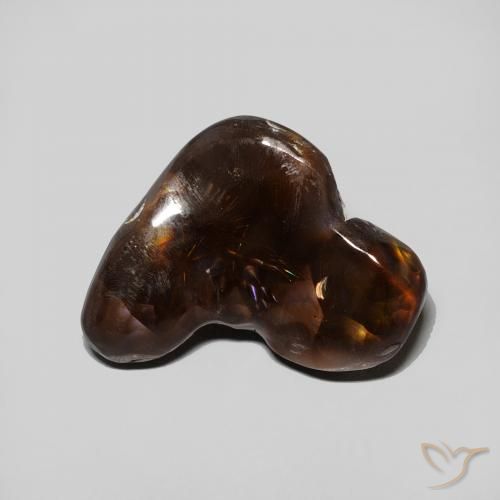 5.35ct Natural Multicolor Fire Agate, Fancy, Opaque