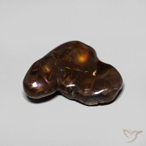 Fire Agate Gemstone in 16 x 12 mm (calibrated) Size for Sale, Fire Agate Stone in Multicolor Color