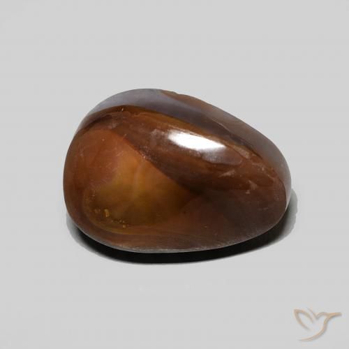 4.40ct Natural Multicolor Fire Agate, Fancy, Opaque