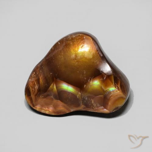 4.62ct Natural Multicolor Fire Agate, Fancy, Opaque
