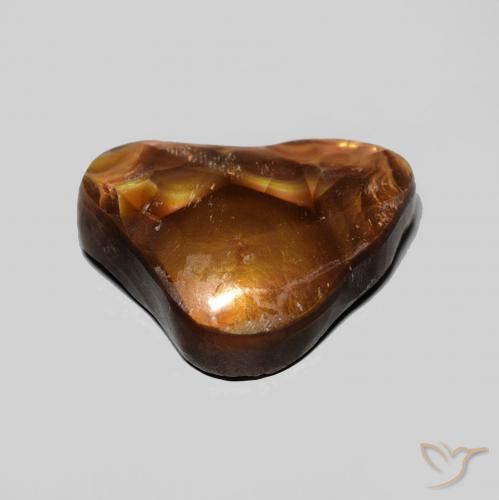 Fire Agate Gemstone in 13.5 x 10.5 mm Size for Sale, Fire Agate Stone in Multicolor Color