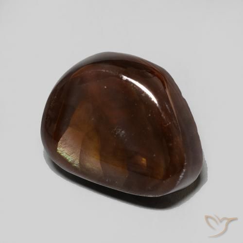 8.30 ct Multicolor Fire Agate Stone, Natural Fire Agate in Fancy Cabochon Shape for Sale