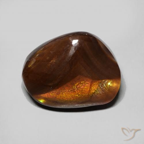 6.34ct Natural Multicolor Fire Agate, Fancy, Opaque