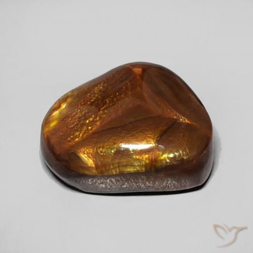 Fire Agate Gemstone in 13 x 10.2 mm Size for Sale, Fire Agate Stone in Multicolor Color