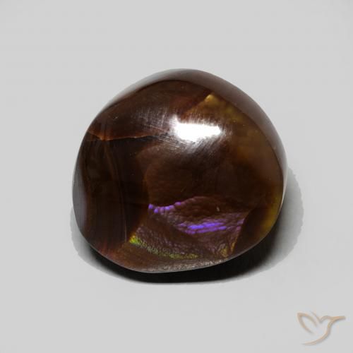 5.47ct Natural Multicolor Fire Agate, Fancy, Opaque