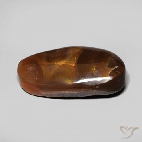 Fire Agate Gemstone in 17.5 x 9.1 mm Size for Sale, Fire Agate Stone in Multicolor Color