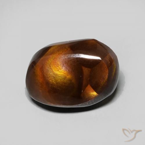 5.51ct Natural Multicolor Fire Agate, Fancy, Opaque
